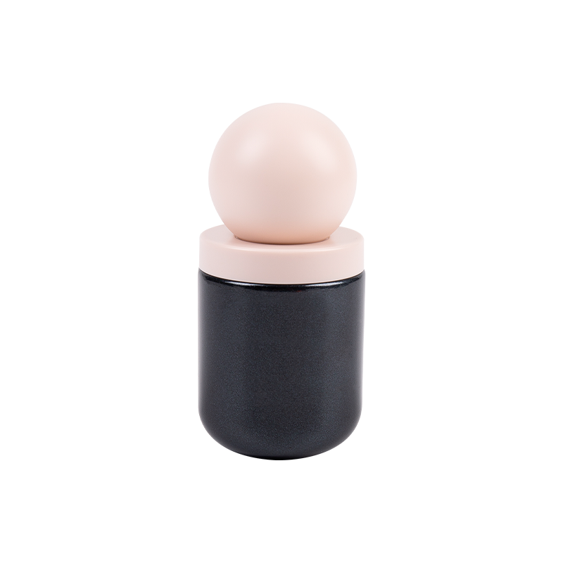 Kosmetická láhev s měkkou sférickou abs cap 30 ml matné skleněné láhve
