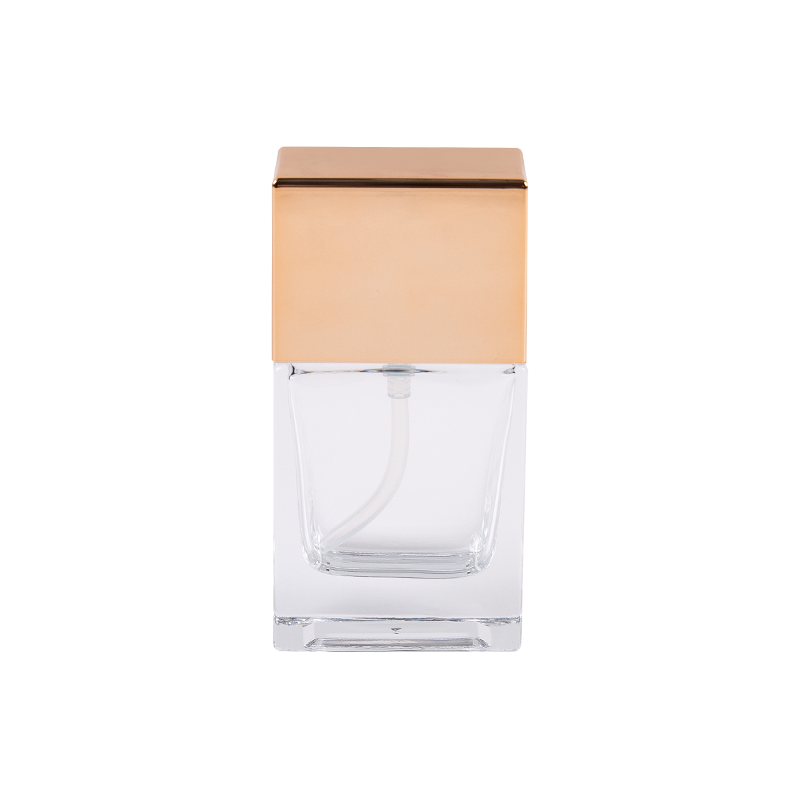30ml Luxé Clear Elegannce Glass Lah se zlatou abs cap