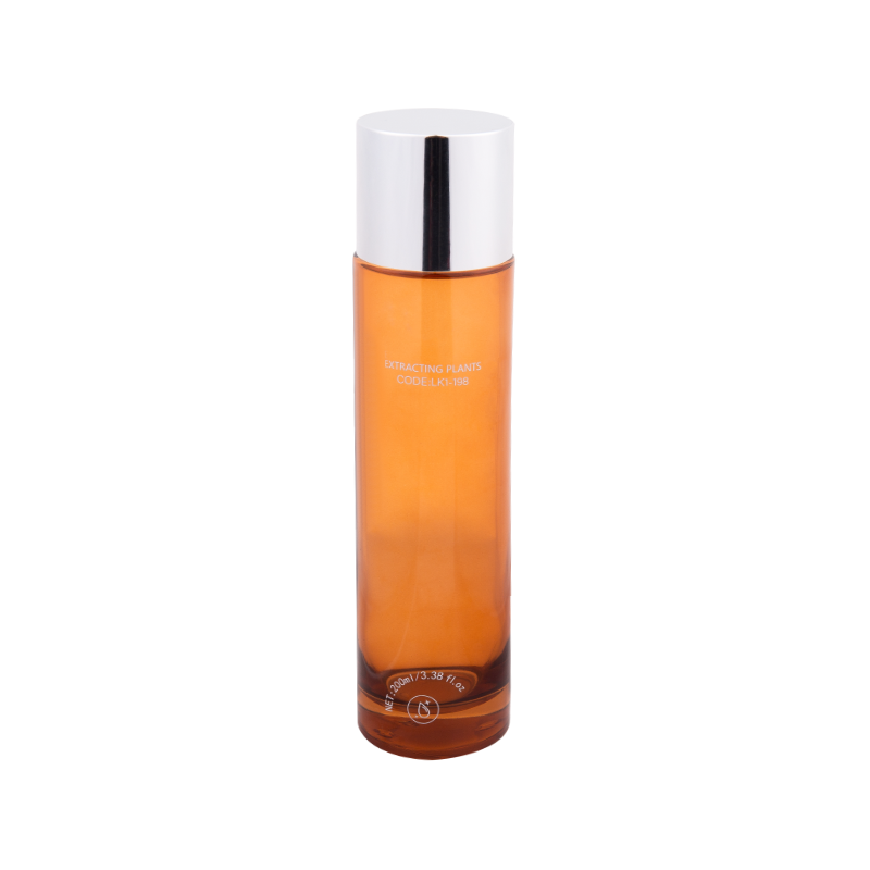 200ml Elegantní láhev z jantarového skla toneru