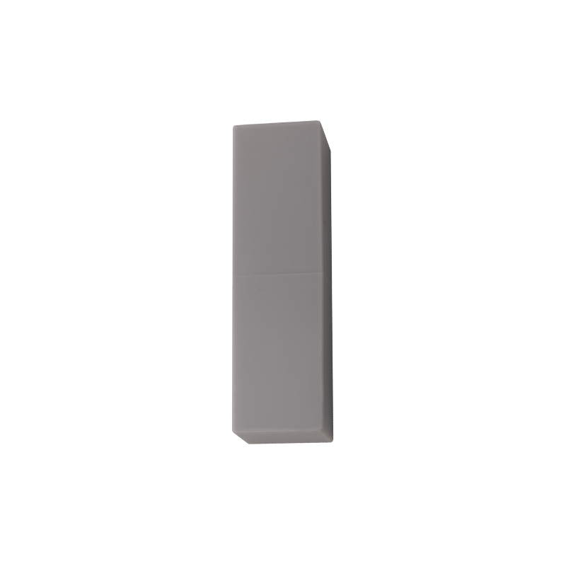 Šedá minimalistická čtvercová rtěnka
