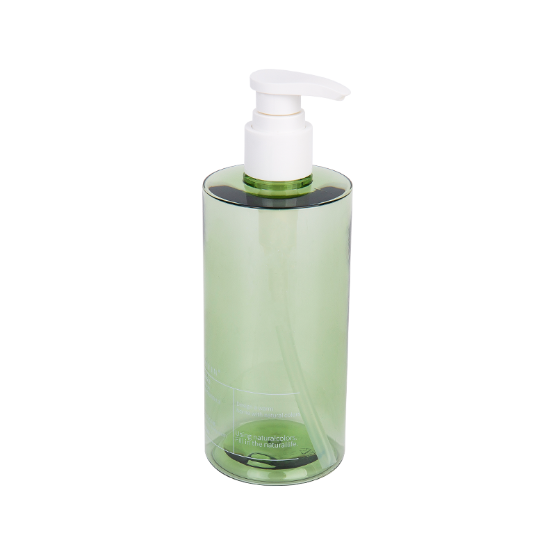 300ml Elegantní vysoká zelená láhev čerpadla Petg